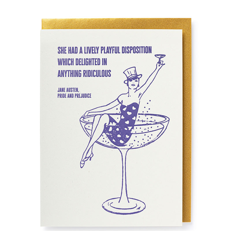 Archivist Gallery Ridiculous Champagne Card