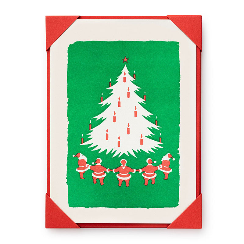 Archivist Gallery Santas Card - Pack of 5