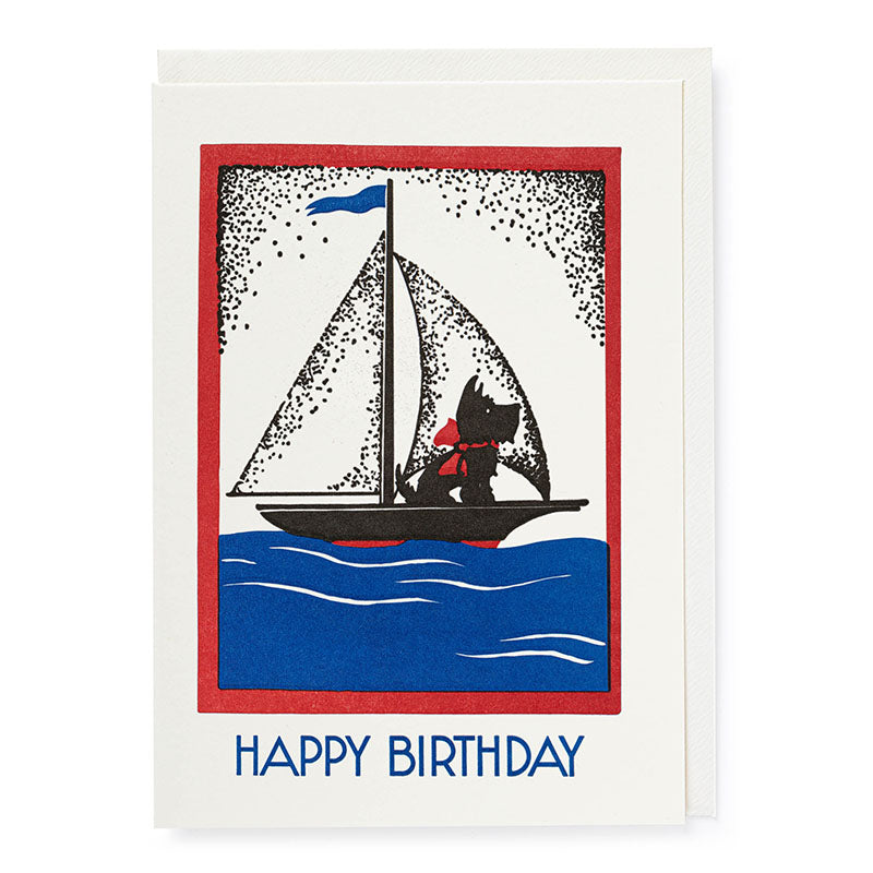 Archivist Gallery Scotty Dog Happy Birthday Card
