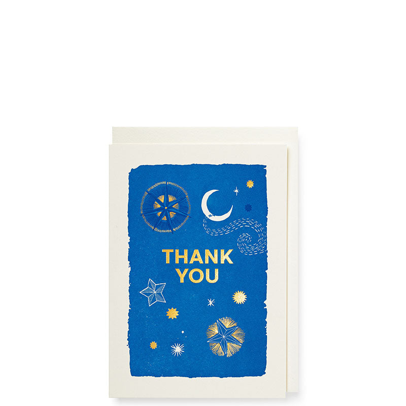 Archivist Gallery Thank You Stars Notelet Card