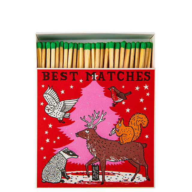 Archivist Gallery Woodland Christmas Tree Luxury Matches