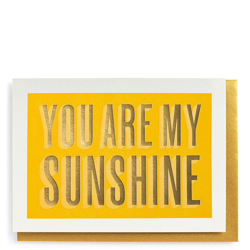 Archivist Gallery You Are My Sunshine Card