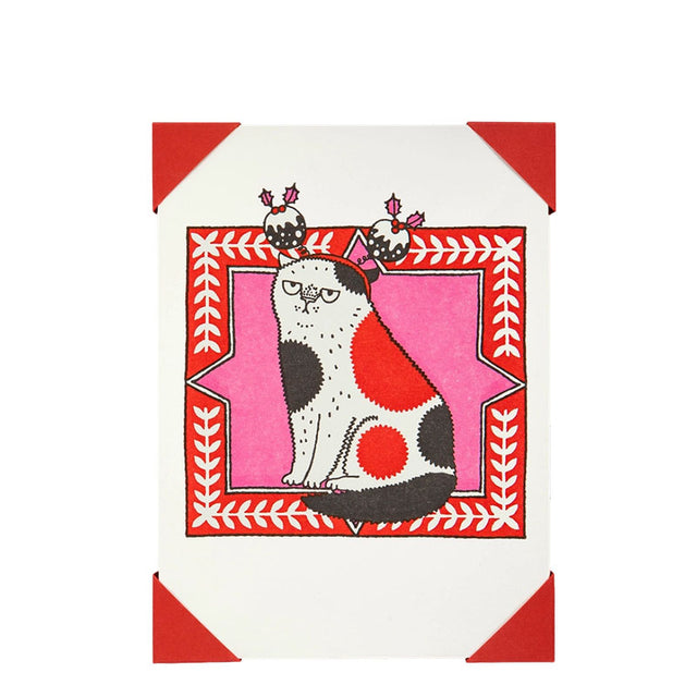 Archivist Gallery Notelet Christmas Card Sets Christmas Cat