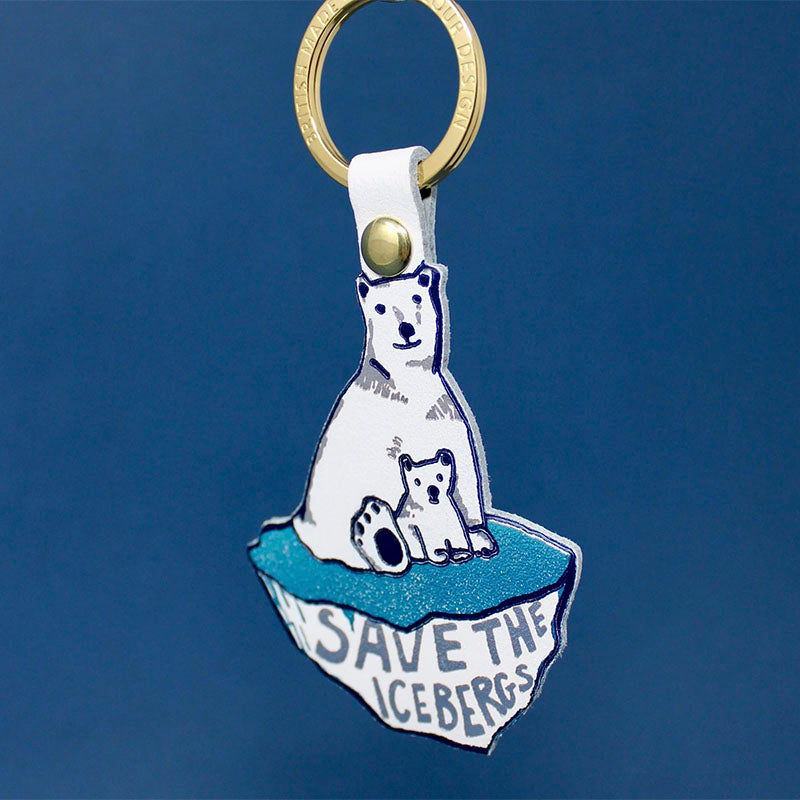 Ark Colour Design Key Fob - Save the Icebergs