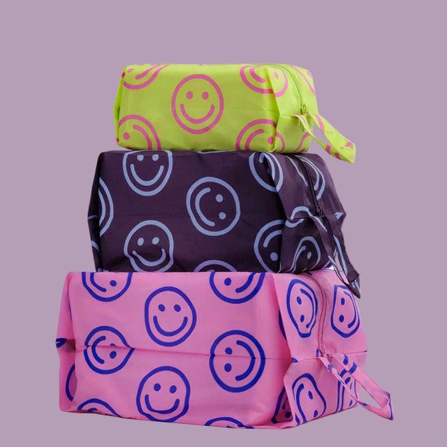 Baggu 3D Zip Set Bright Happy Mix