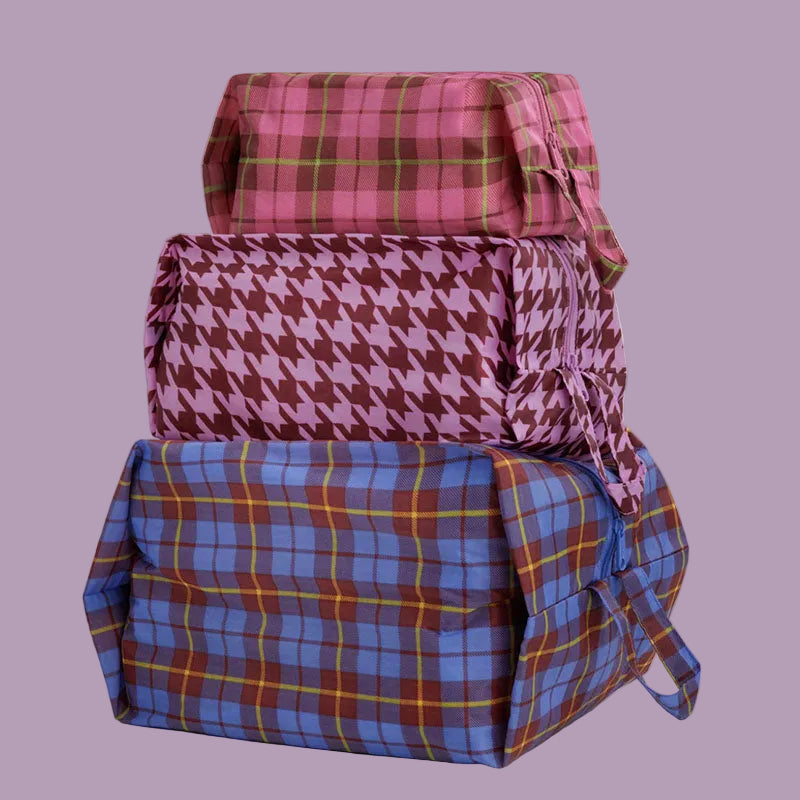Baggu 3D Zip Set Check Mix