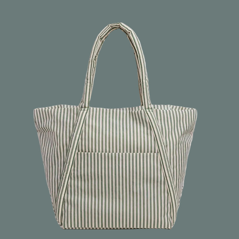 Baggu Cloud Bag Sage Stripe
