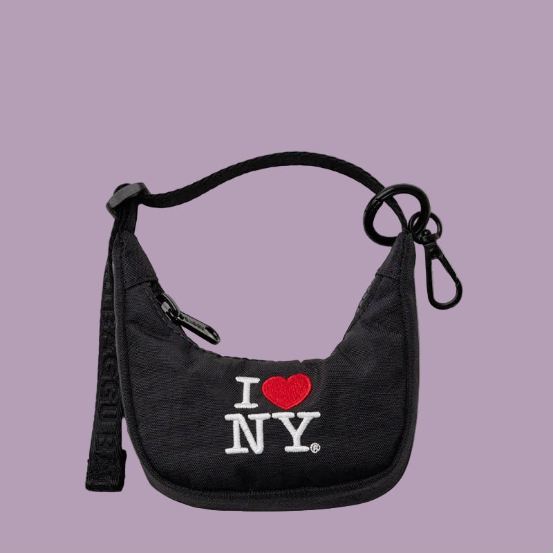Baggu Crescent Bag Charm I Love New York