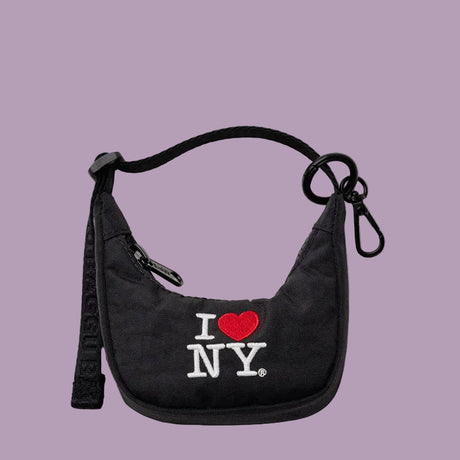 Baggu Crescent Bag Charm I Love New York
