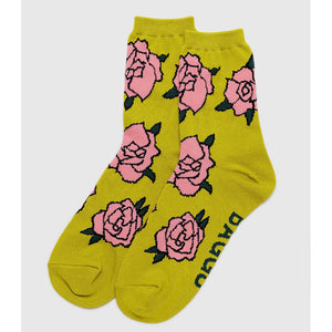 Baggu Crew Socks - Roses