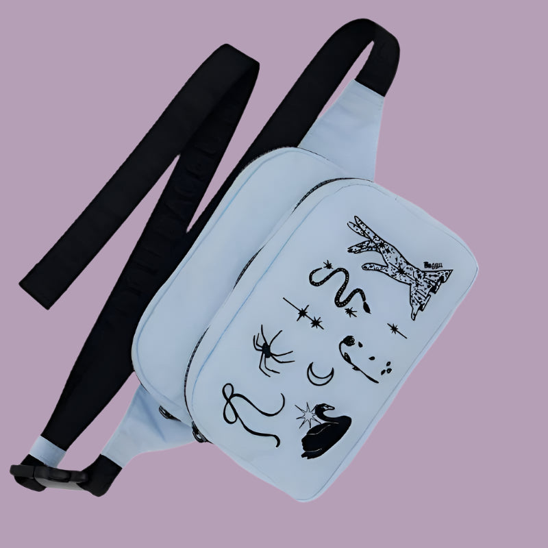 Baggu Fanny Pack - Embroidered Ballet Icons
