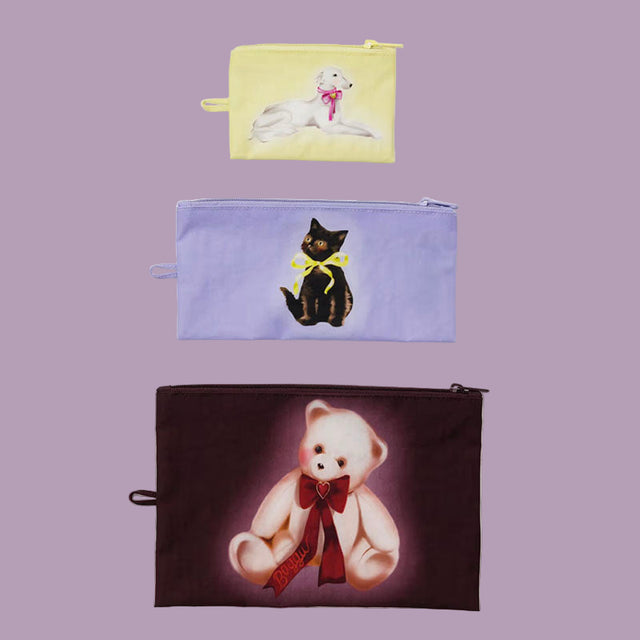 Baggu Flat Pouch Set - Fancy Pets