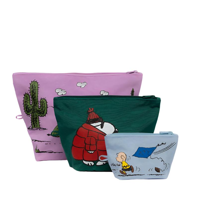 Baggu Go Pouch Set - Peanuts