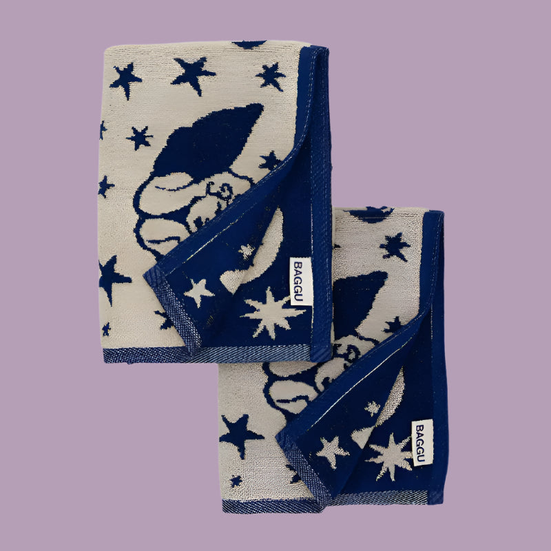 Baggu Hand Towels - Set of 2 Cherub Bows