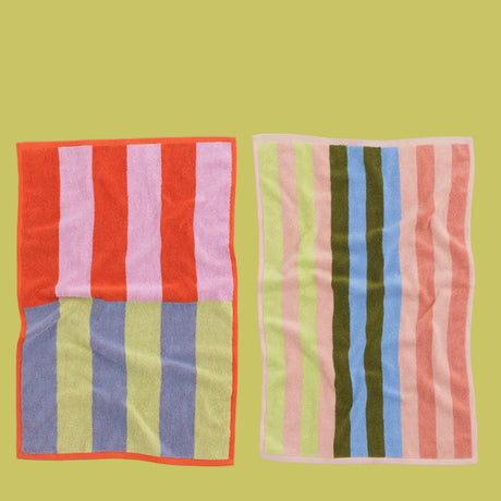 Baggu Hand Towels - Set of 2 Pool Stripe Mix