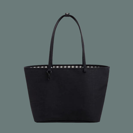 Baggu Large Nylon Reversible Tote Black Mix