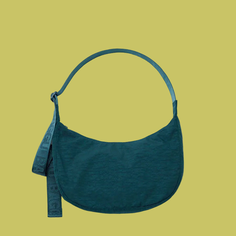 Baggu Medium Nylon Crescent Bag - Deep Sea