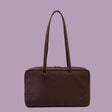 Baggu Medium Nylon Bowler Bag - Coffee