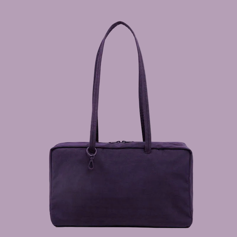 Baggu Medium Nylon Bowler Bag - Fig