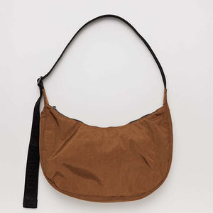 Baggu Medium Nylon Crescent Bag - Brown