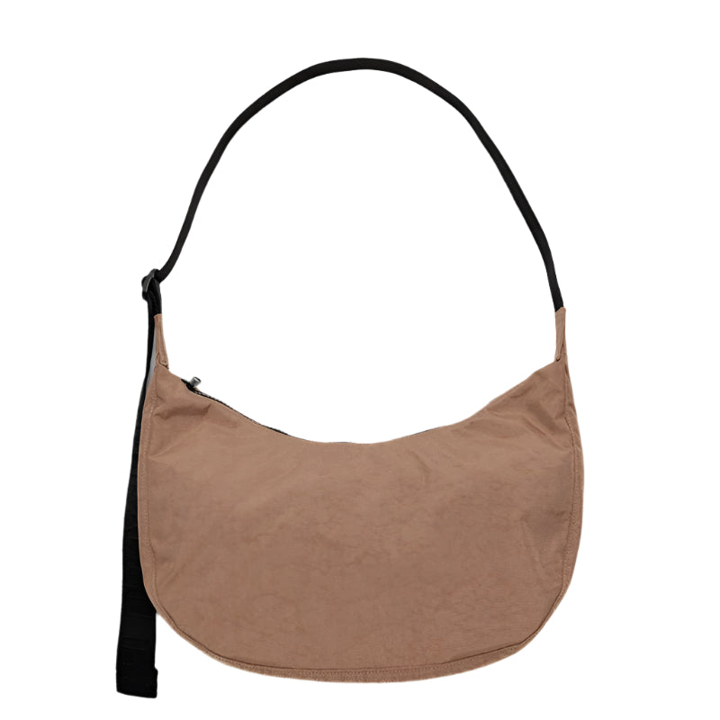Baggu Medium Nylon Crescent Bag in Peony