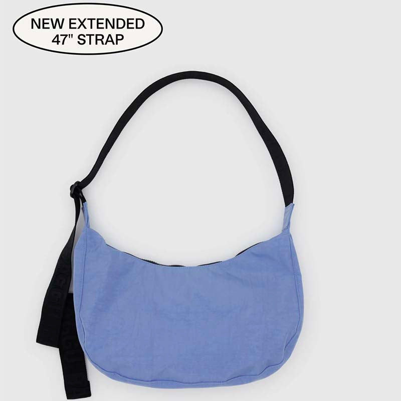 Baggu Medium Nylon Crescent Bag - Cornflower