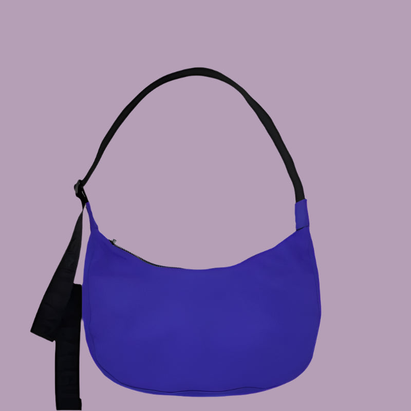 Baggu Medium Nylon Crescent Bag in Candy Apple