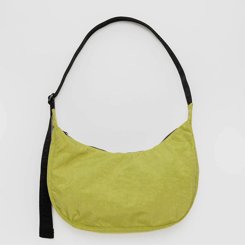 Baggu Medium Nylon Crescent Bag - Lemongrass