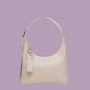 Baggu Mini Recycled Leather Shoulder Bag - Stone