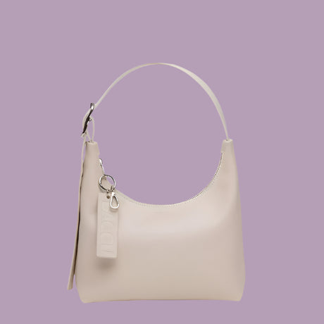 Baggu Mini Recycled Leather Shoulder Bag - Stone