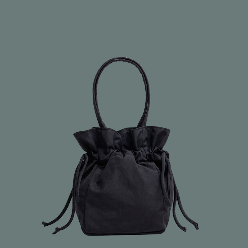 Baggu Nylon Drawstring Bag Black