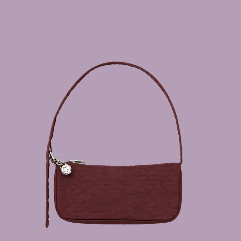 Baggu Nylon Pochette Mahogany