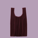 Baggu Pleated Bag Mahogany