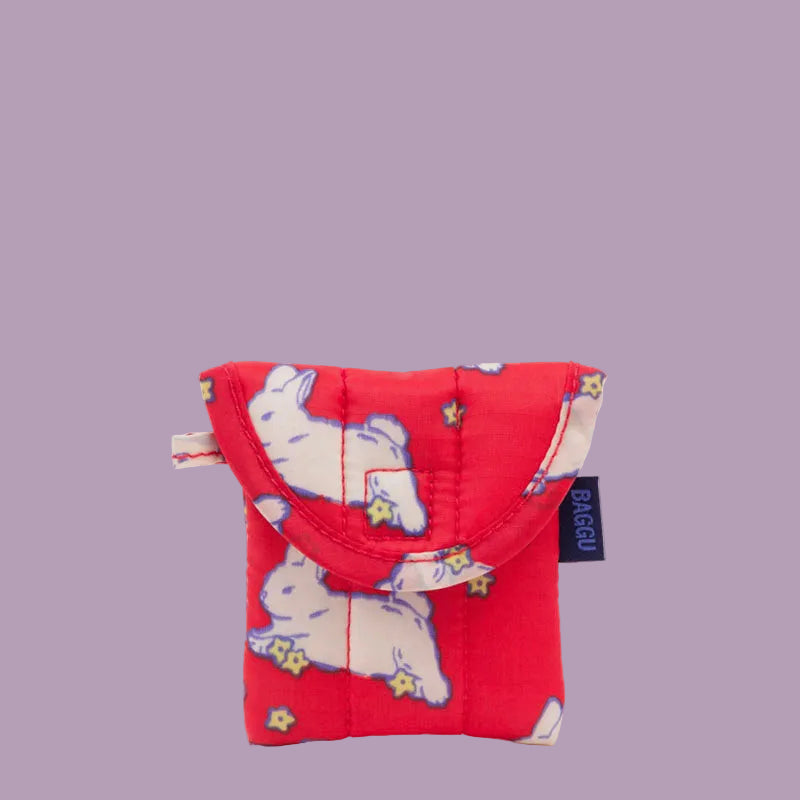 Baggu Puffy Earbuds Case - Bunnies