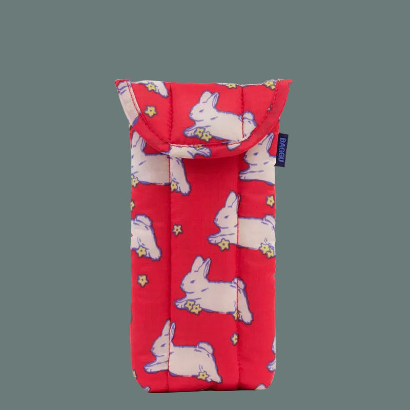 Baggu Puffy Glasses Sleeve - Bunnies