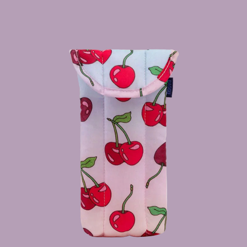 Baggu Puffy Glasses Sleeve - Cherries