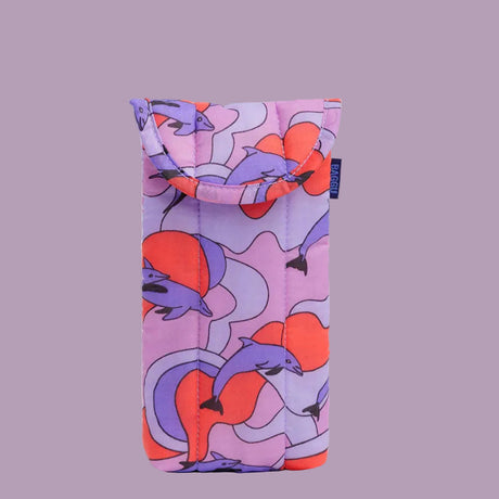 Baggu Puffy Glasses Sleeve Dolphins