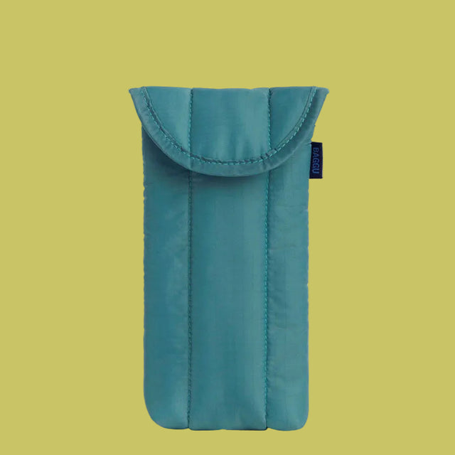 Baggu Puffy Glasses Sleeve Peacock