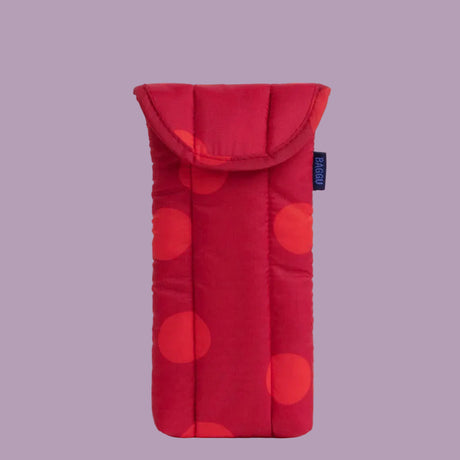 Baggu Puffy Glasses Sleeve Red Polka Dot
