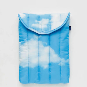 Baggu Puffy Laptop Bag - Clouds