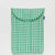 Baggu Puffy Laptop Bag - Green Gingham