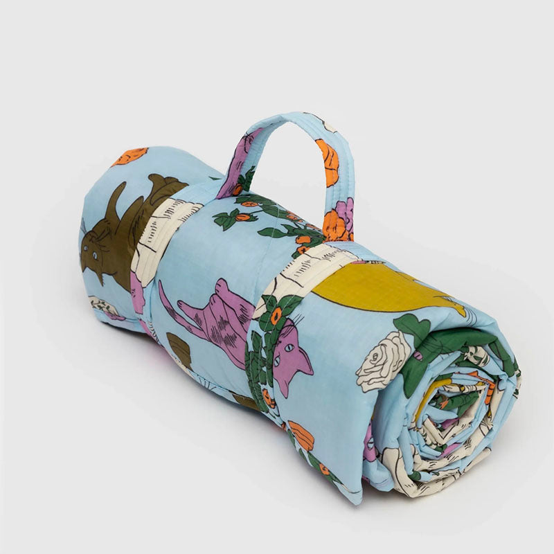 Baggu Puffy Picnic Blanket - Table Cats