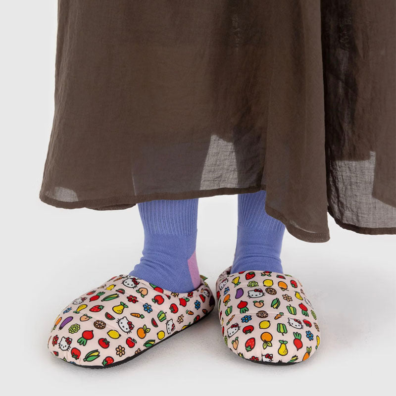 Baggu Puffy Slippers - Hello Kitty