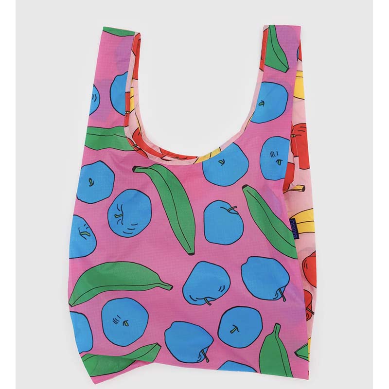 Baggu Reusable Shopping Bag - Apples + Bananas