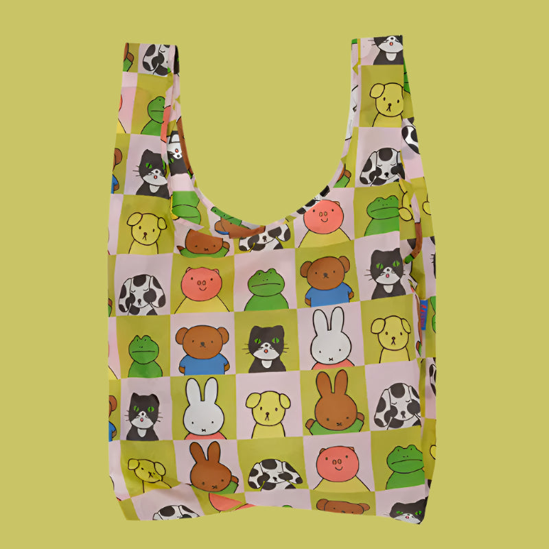 Baggu Reusable Shopping Bag - Miffy + Friends