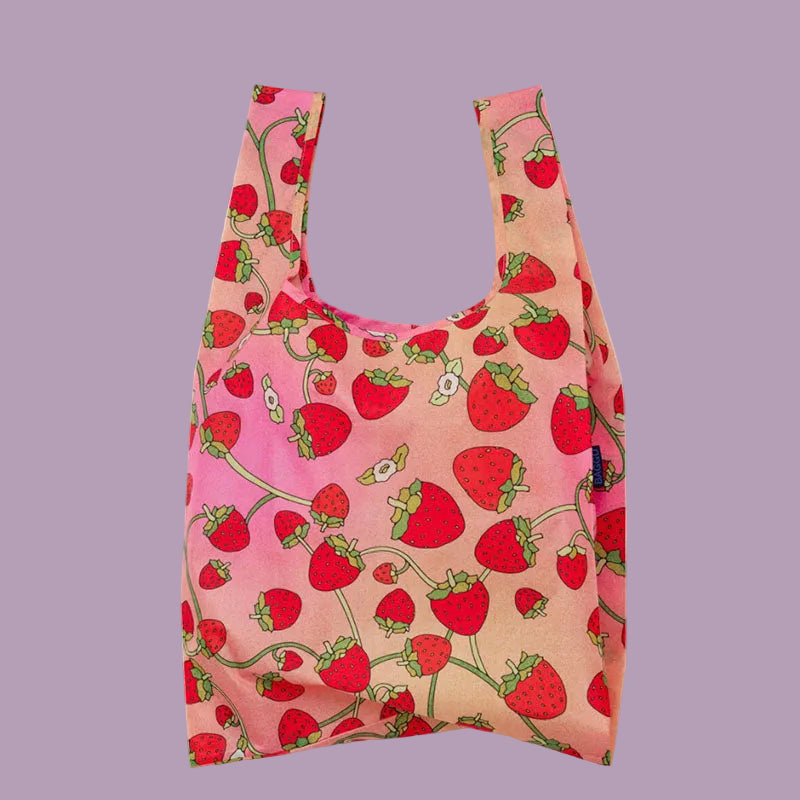 Baggu Reusable Shopping Bag - Strawberry Blossom