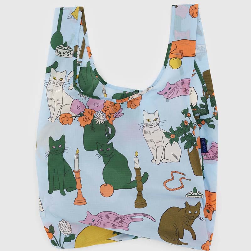 Baggu Reusable Shopping Bag - Table Cats