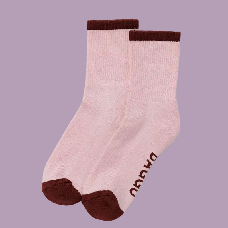 Baggu Ribbed Sock - Blush Mix
