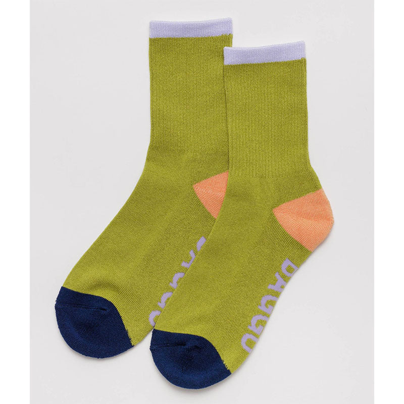 Baggu Ribbed Socks - Lemongrass Mix