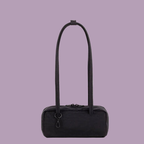 Baggu Small Nylon Bowler Bag Black